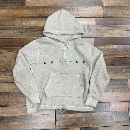 Supreme Sherpa Fleece Pullover Natural