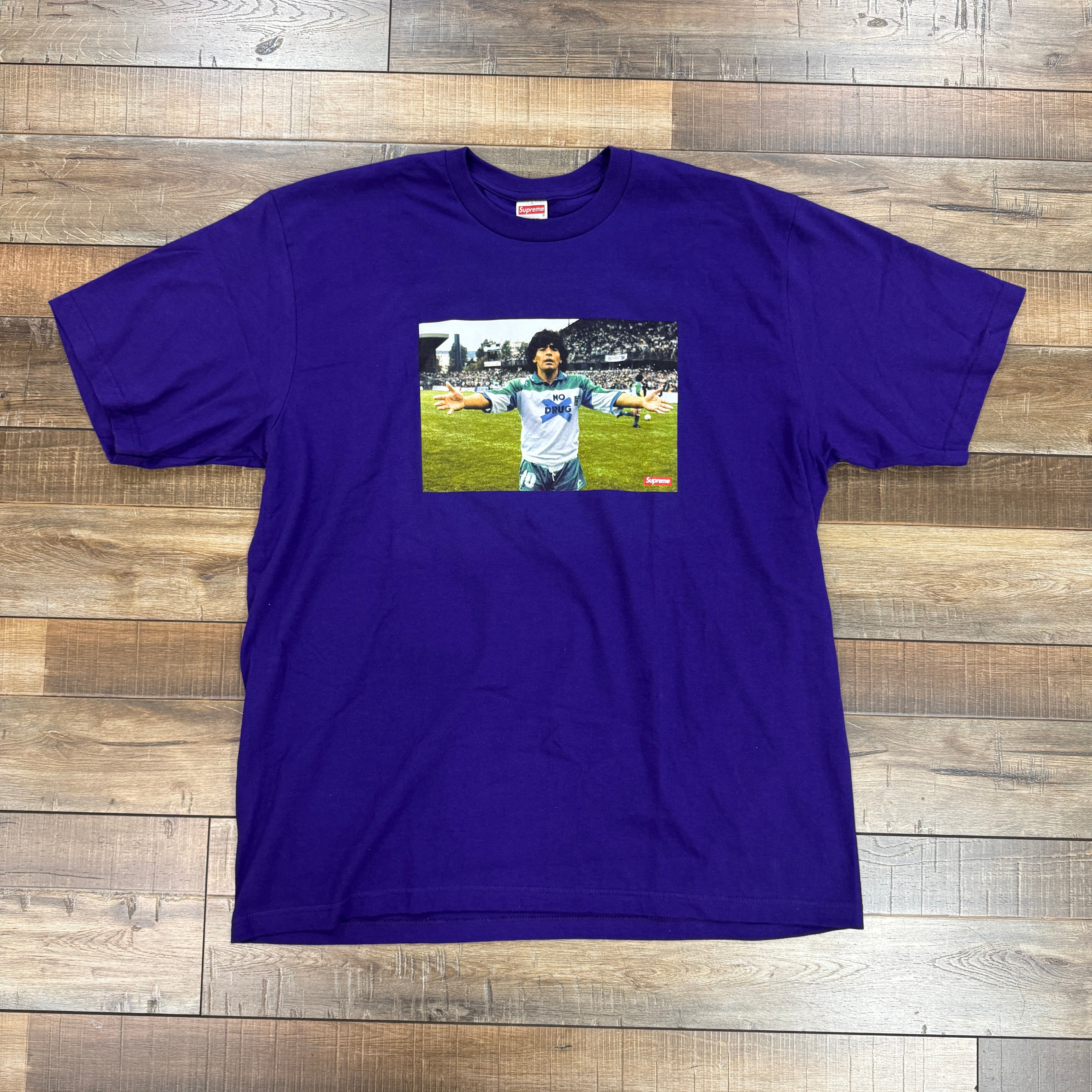 Supreme Maradona Tee 'Purple' – Holy Ground