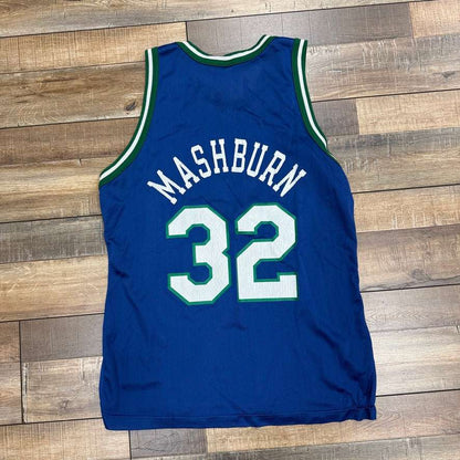 Vintage Dallas Mavericks Jamal Mashburn Champion Jersey