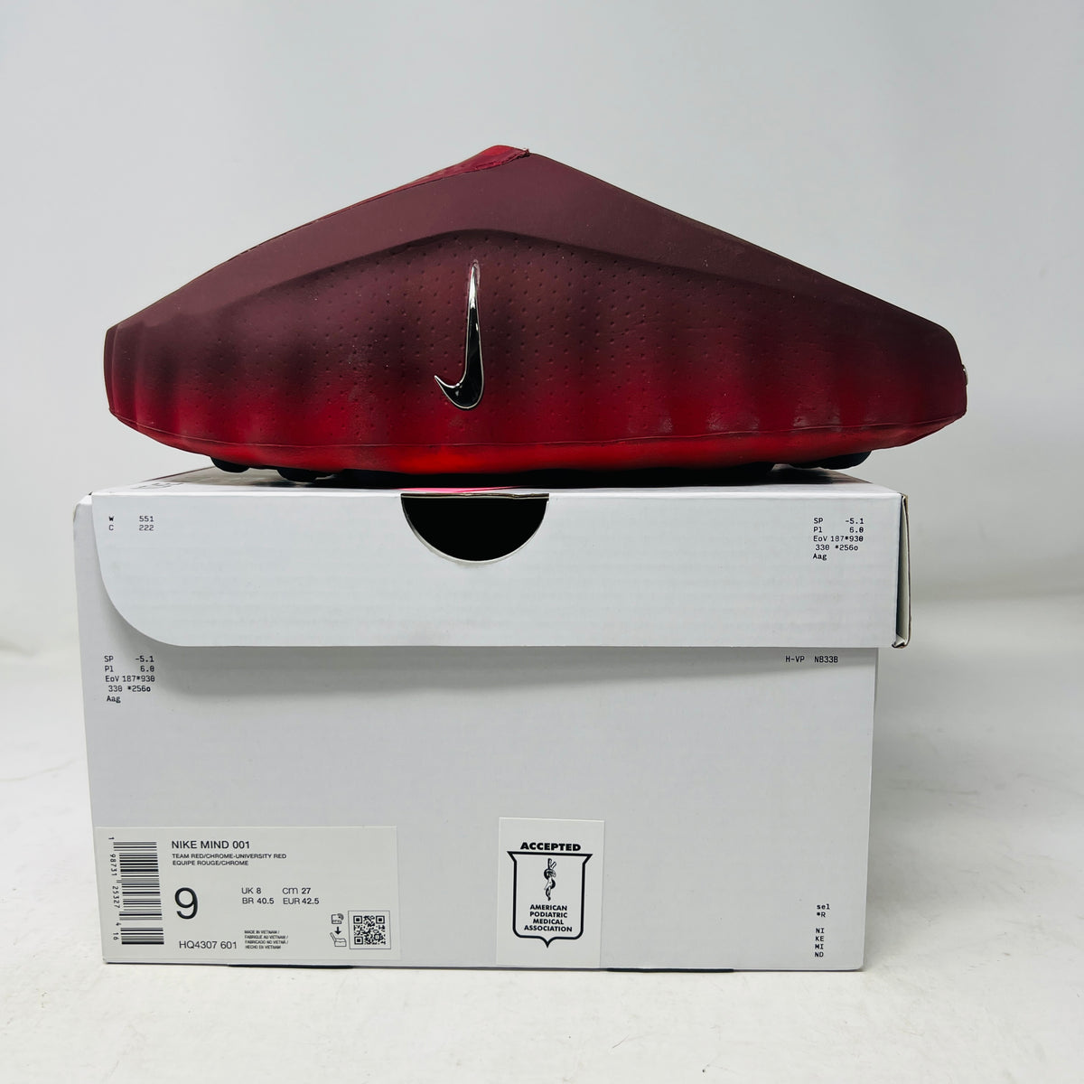 Nike Mind 001 Slide Team Red University Red
