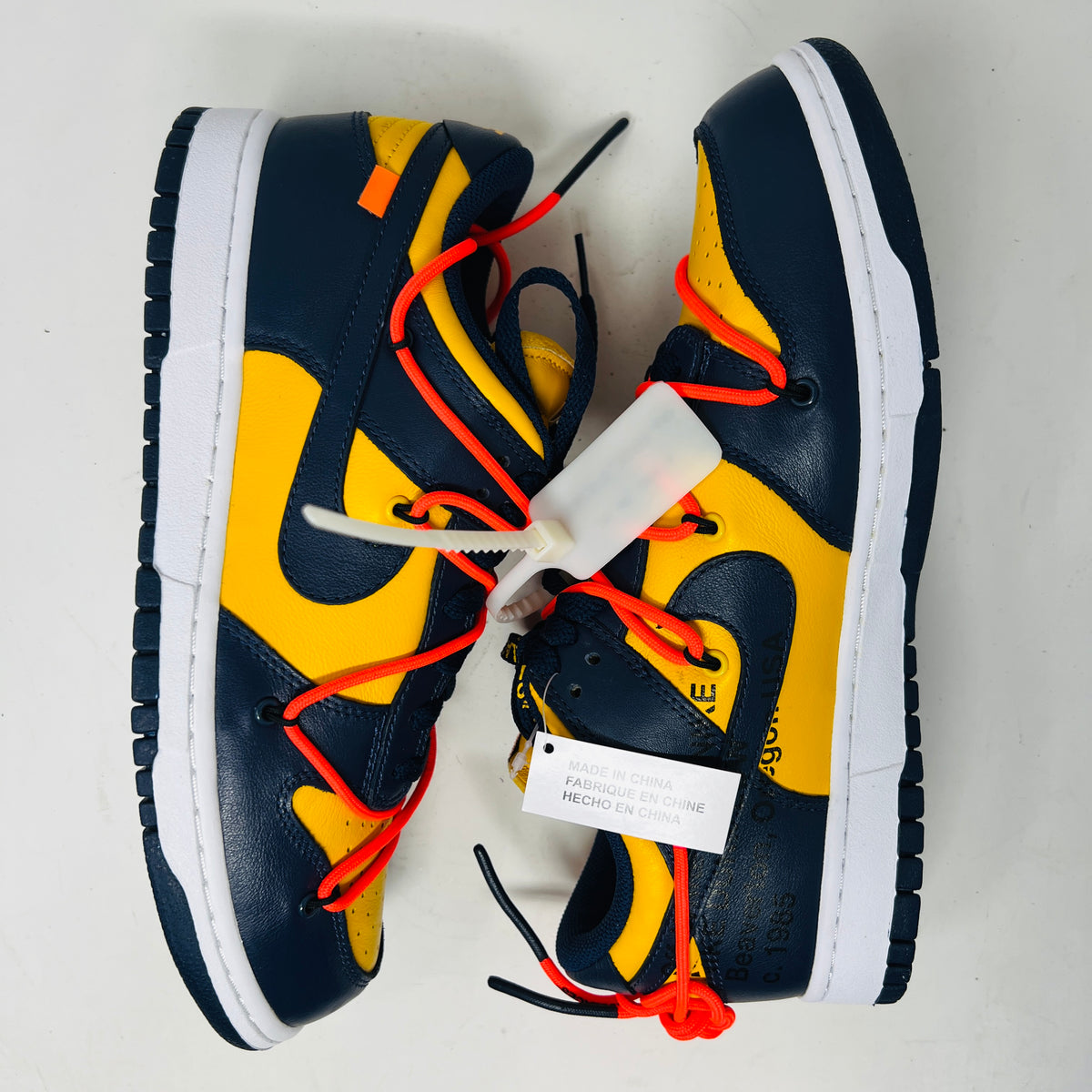 Nike Dunk Low Off-White University Gold