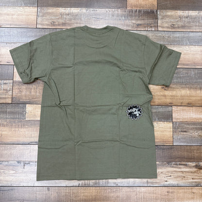 Supreme God Save Us Tee Light Olive