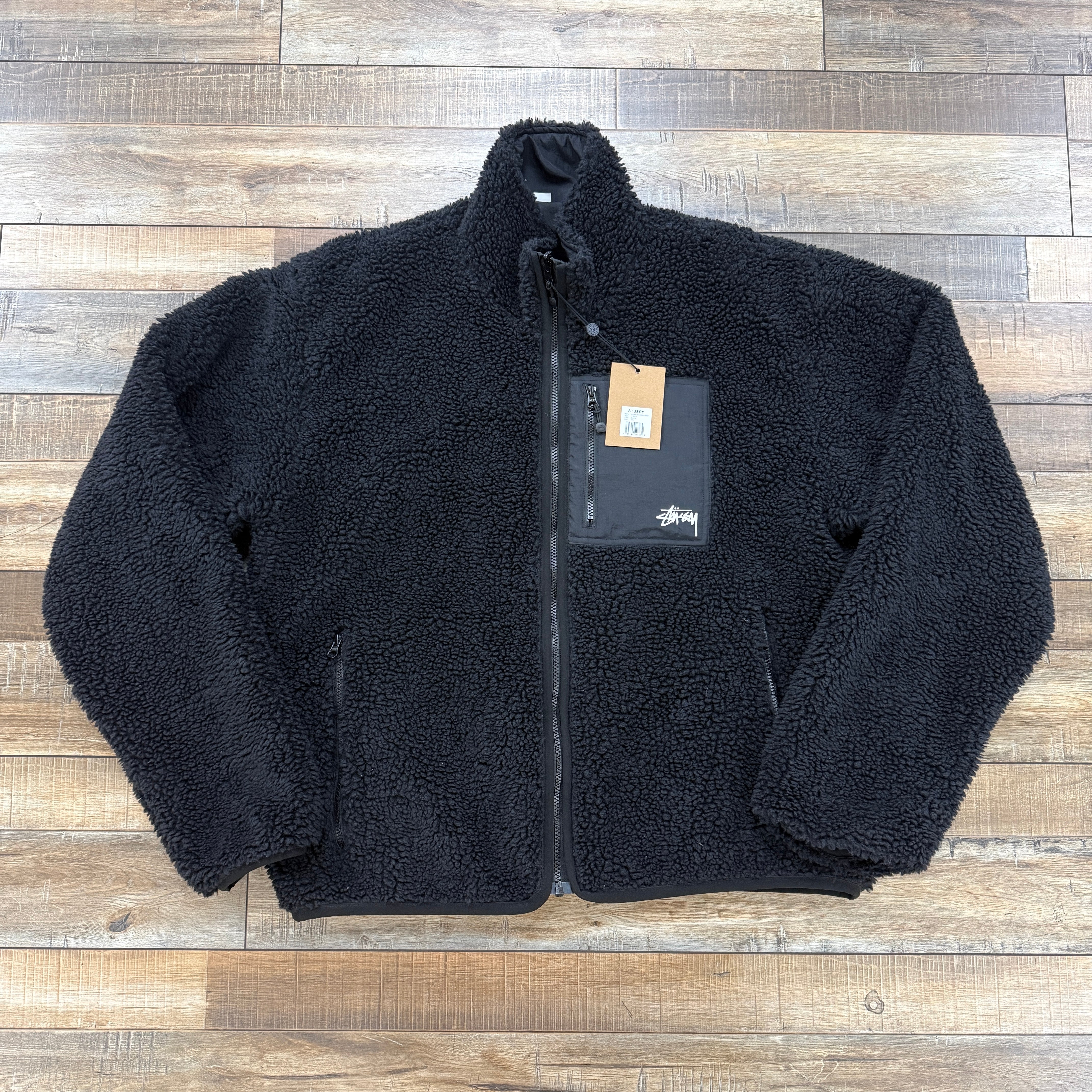 Stussy Sherpa Reversible Jacket – Holy Ground