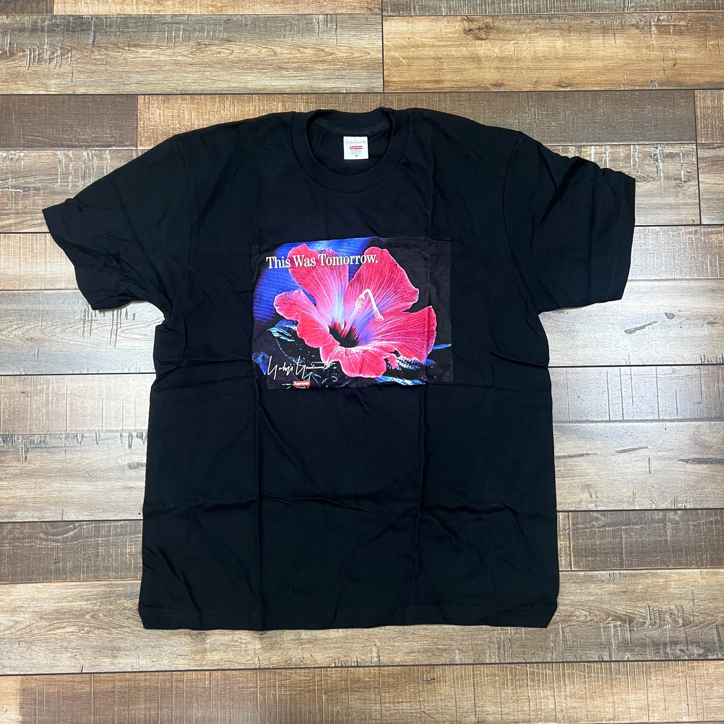 Supreme x Yohji Yamamoto This Was Tomorrow Tee 'Black'