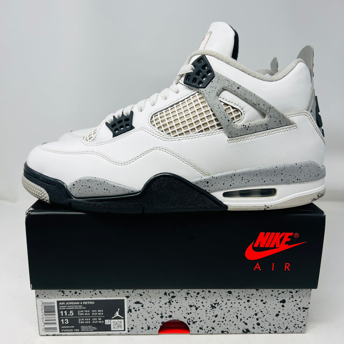 Jordan 4 Retro White Cement (2025)