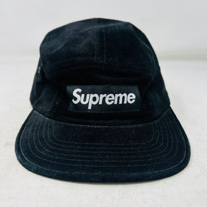 Supreme Velvet Camp Cap Black