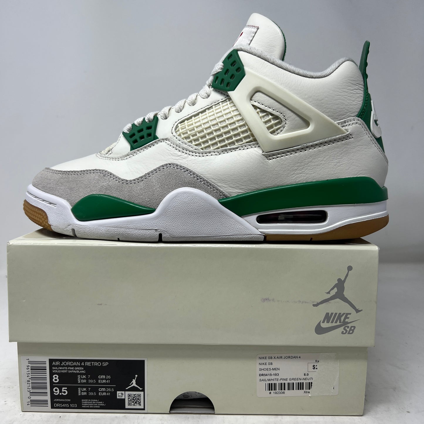 Jordan 4 Retro SB Pine Green
