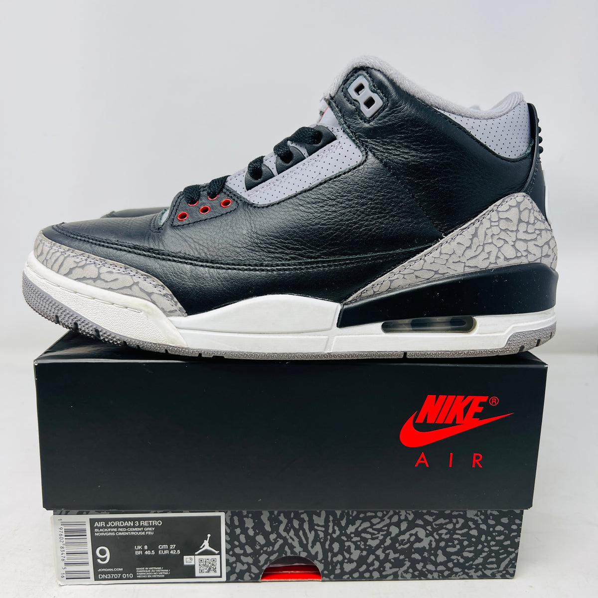 Jordan 3 Retro OG Black Cement (2024)