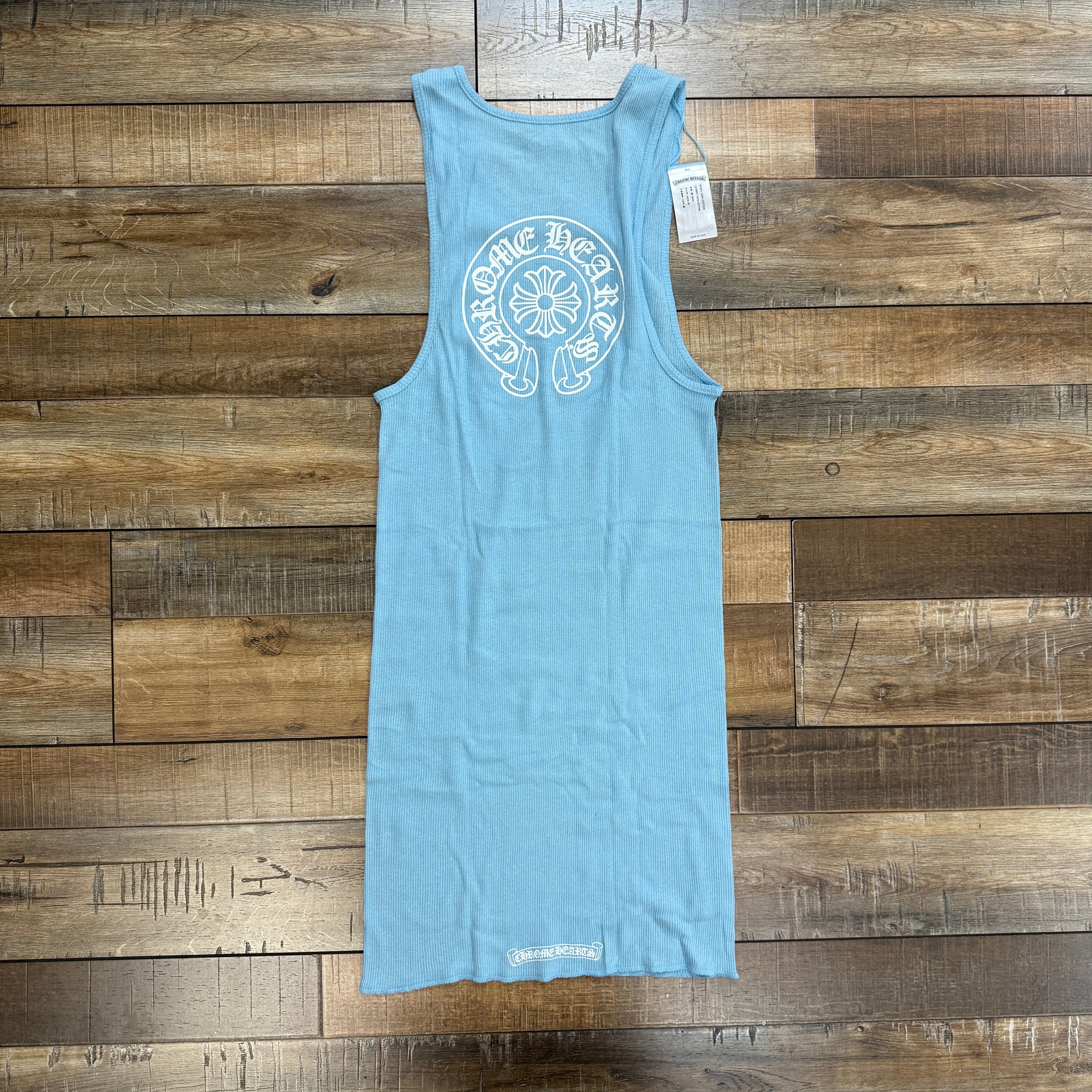 CHROME HEARTS グレー タンクトップ SMALL chrome-hearts-gray-horseshoe-