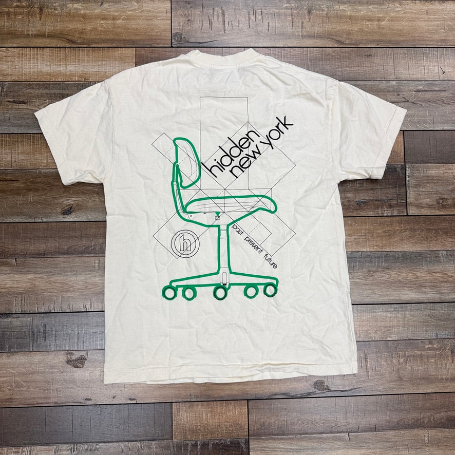 HIDDEN NY Office Tee Off White