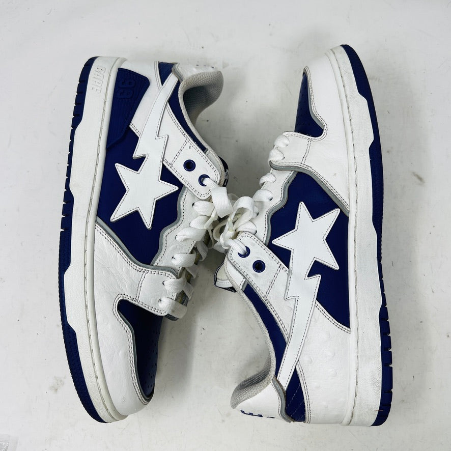 A Bathing Ape Sk8 Sta #1 Ostrich Pack White Purple