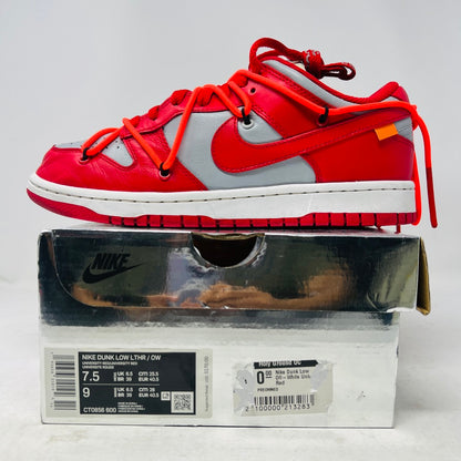 Nike Dunk Low Off-White University Red