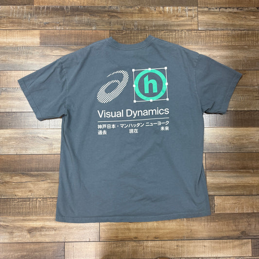 Hidden NY x ASICS Visual Dynamics Tee Blue
