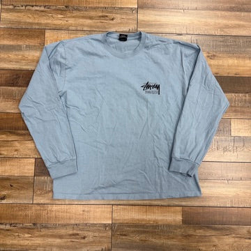 Stussy Honolulu Chapter L/S Tee Slate Blue
