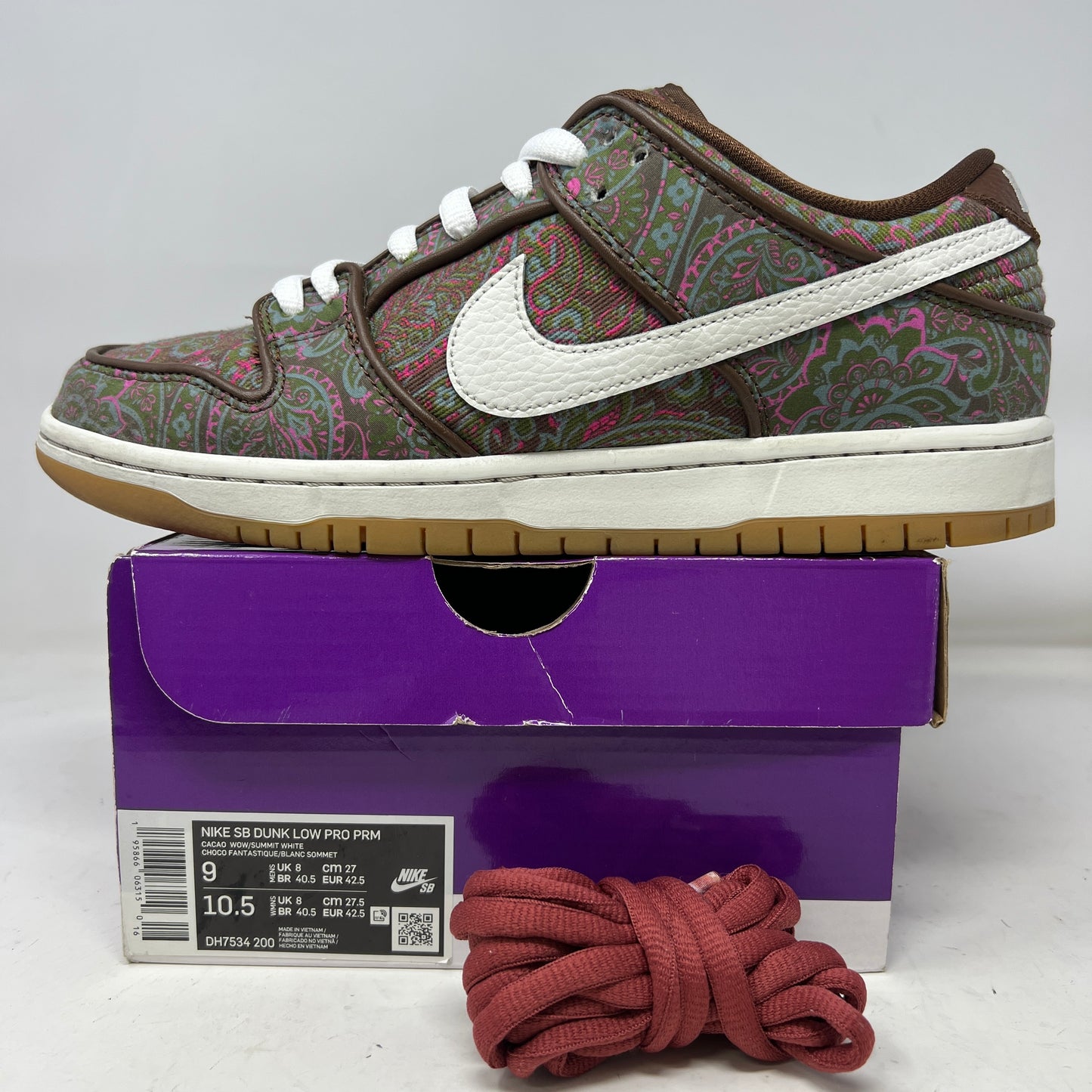 Nike SB Dunk Low Pro Paisley Brown