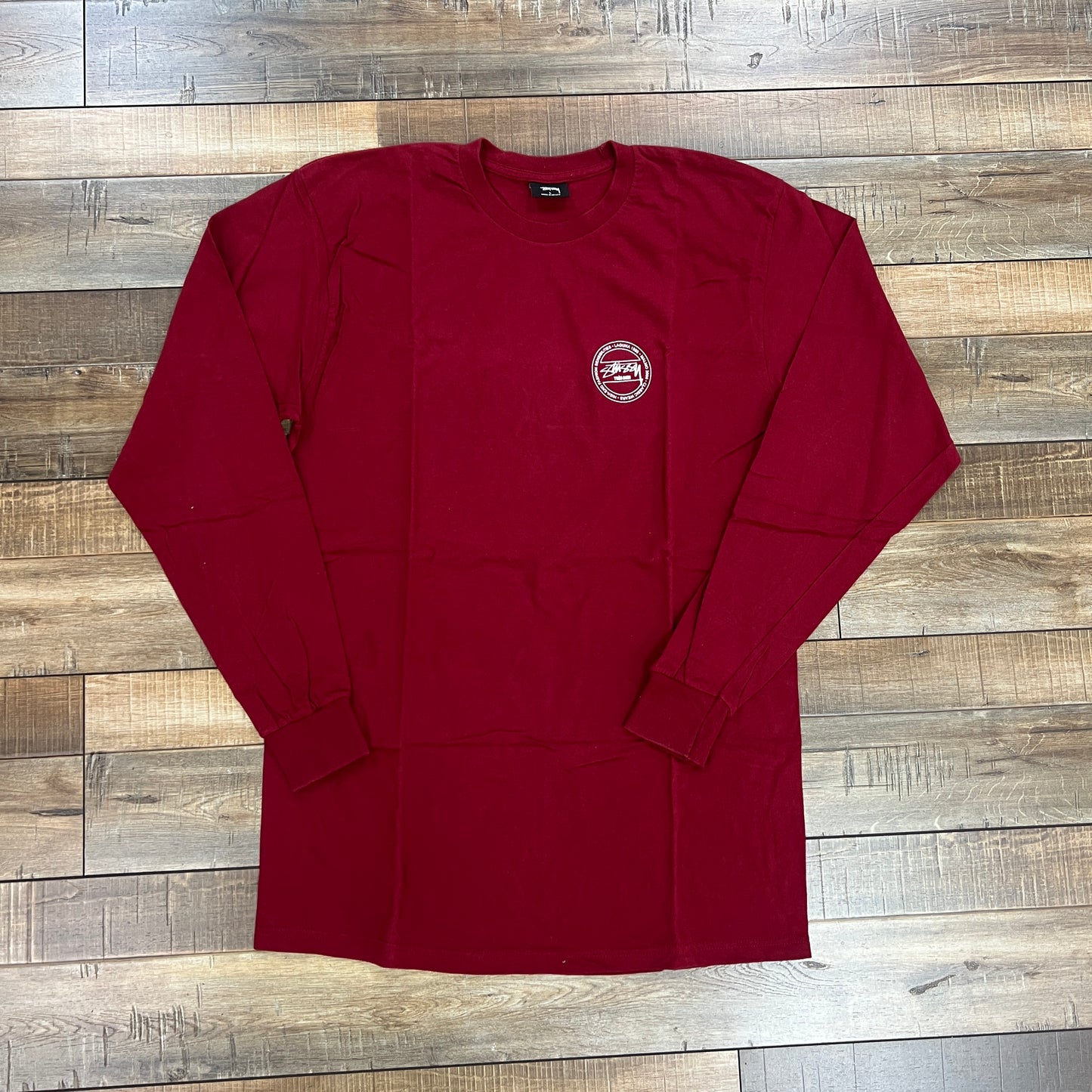 Stüssy x Très Bien Long Sleeve Dark Red