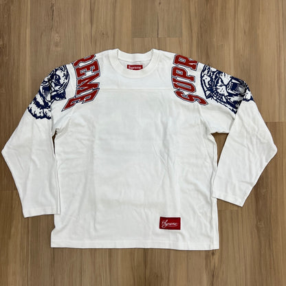 Supreme Mascot L/S Football Top White