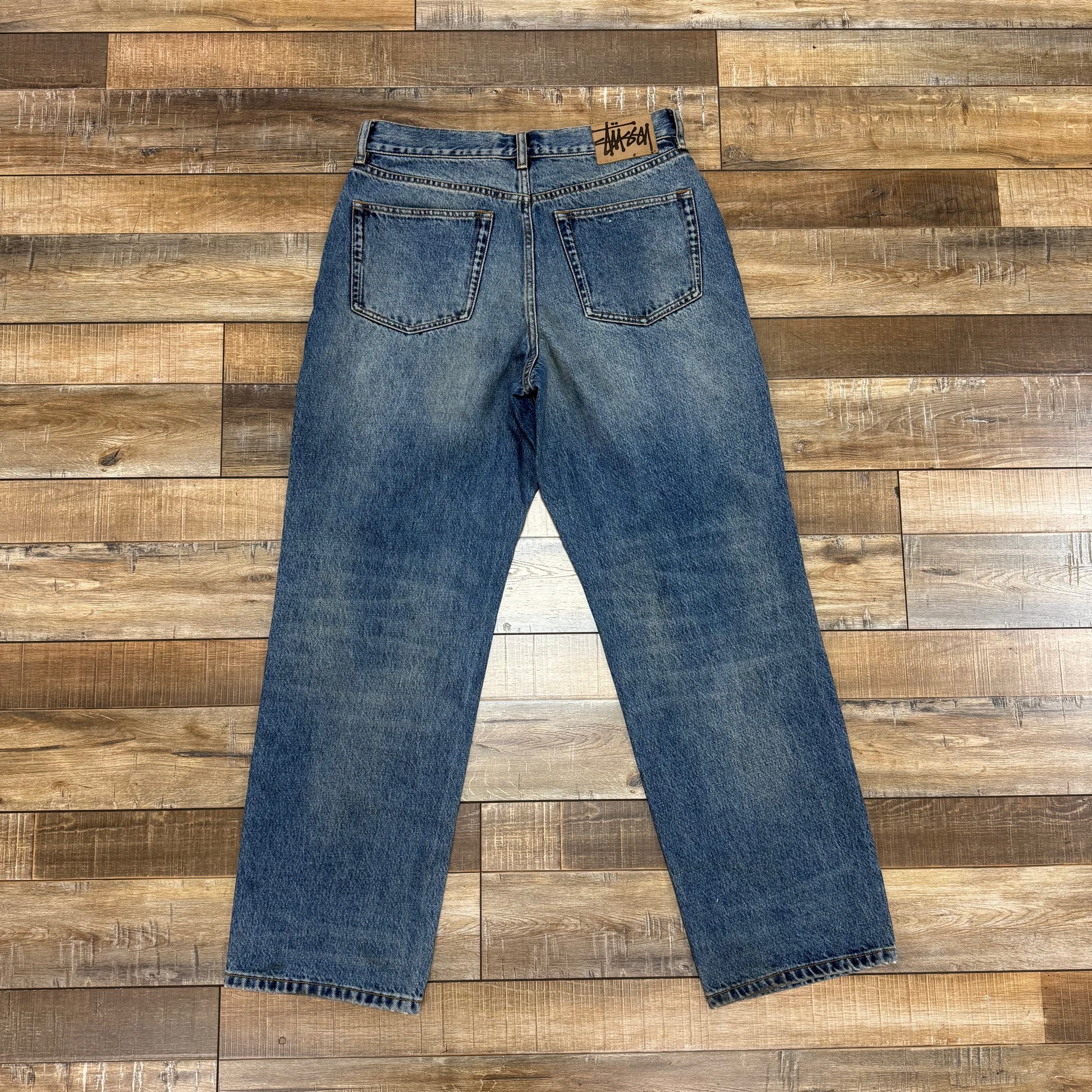 Stussy Big Ol' Jean Denim 'Vintage Mid Wash' – Holy Ground