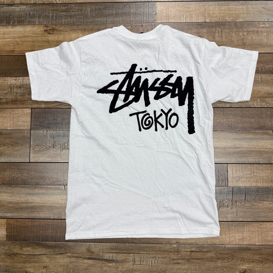 Stussy Stock Tokyo Tee White