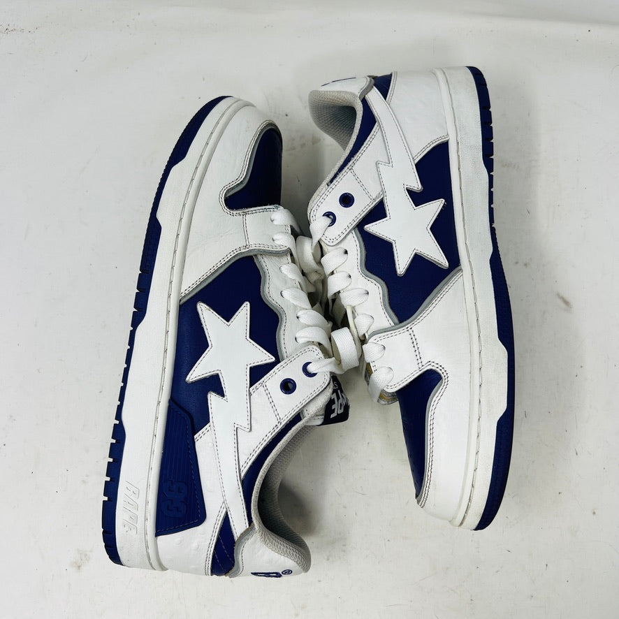 A Bathing Ape Sk8 Sta #1 Ostrich Pack White Purple