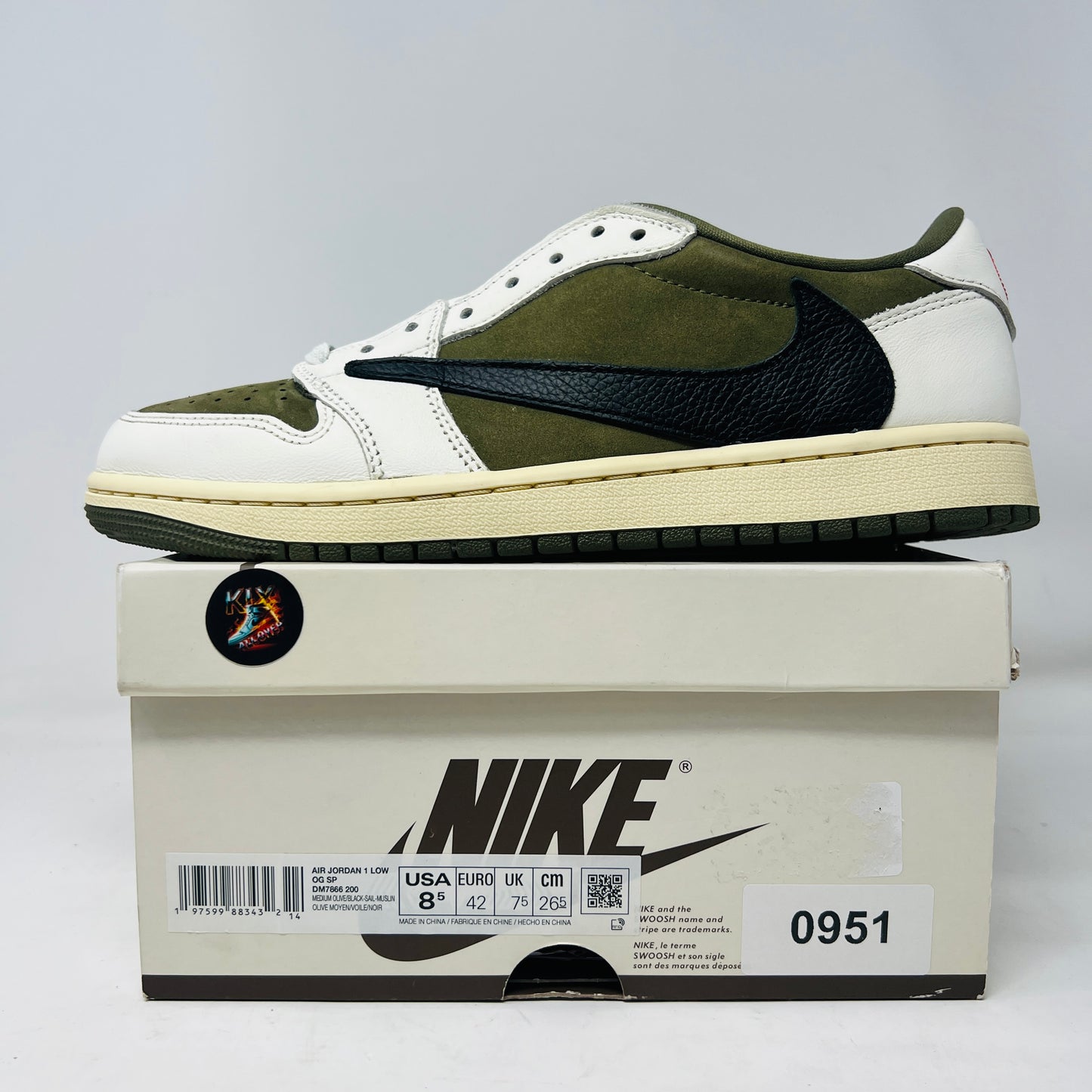 Jordan 1 Retro Low OG SP Travis Scott Medium Olive