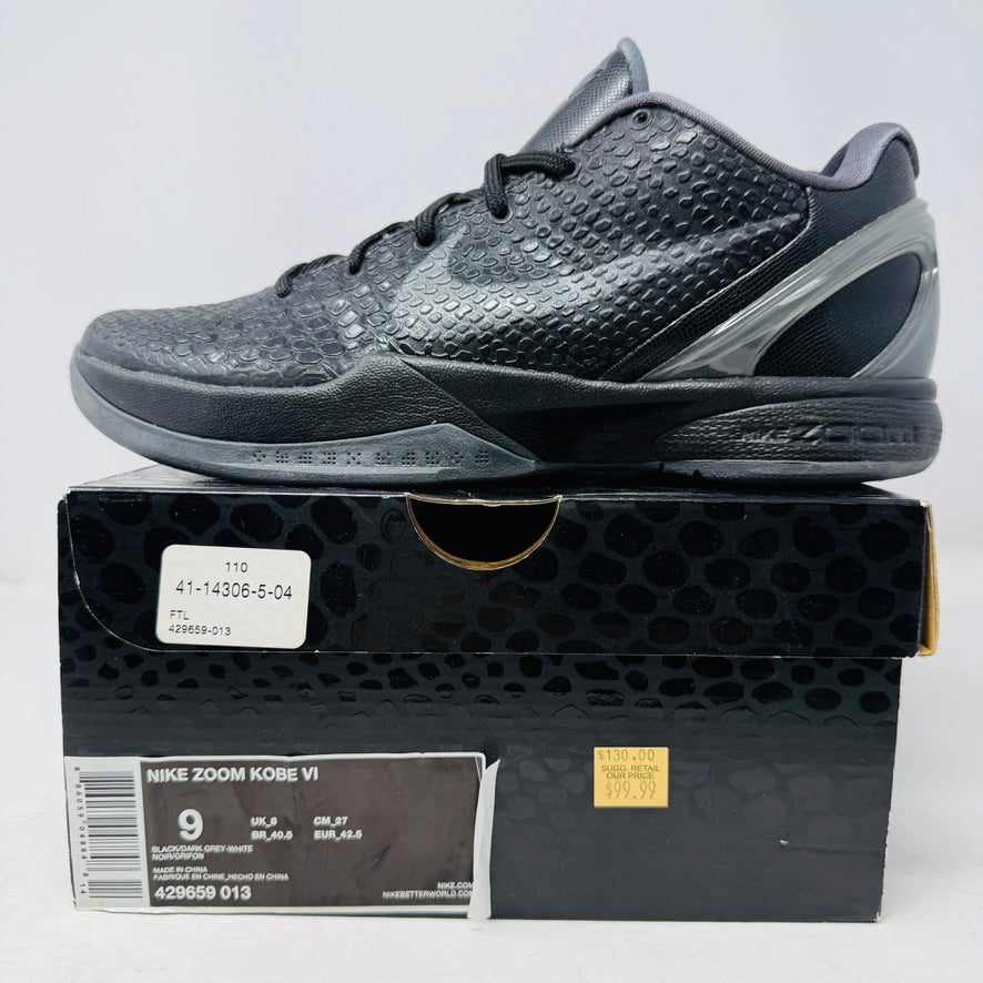 Nike Kobe 6 Blackout
