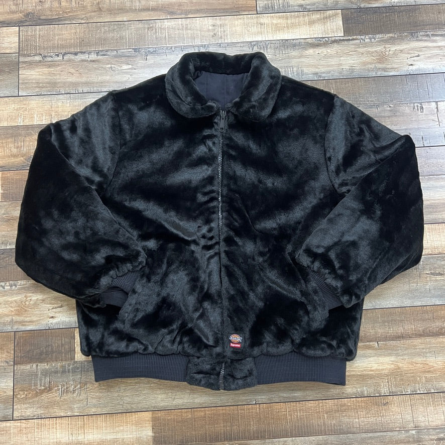 Supreme Dickies Reversible Quilted Faux Fur Work Jacket