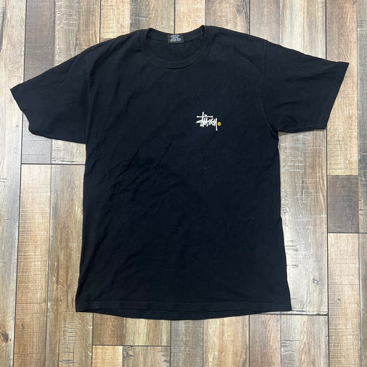 Stussy Logo Tee Black