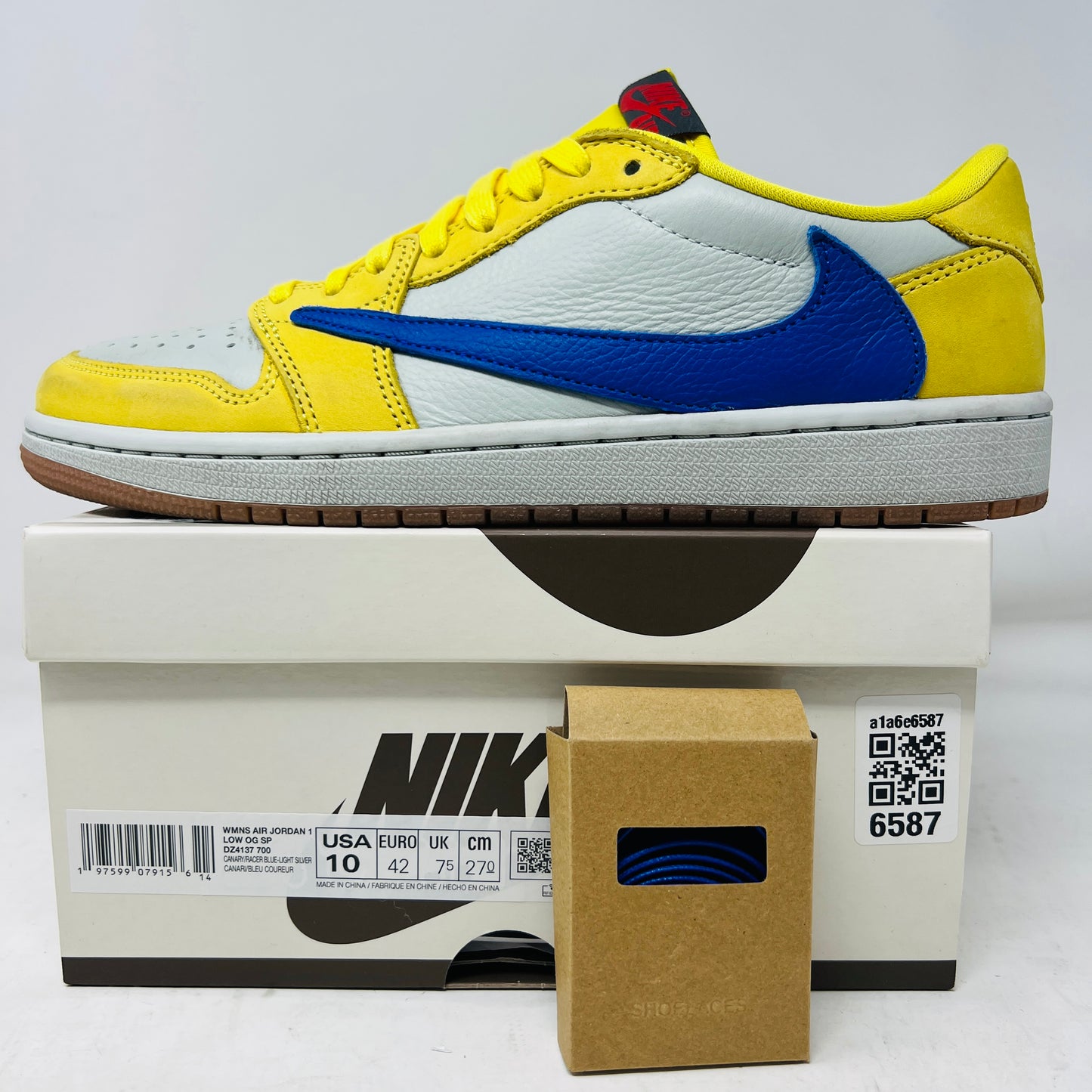 Jordan 1 Retro Low OG SP Travis Scott Canary (Women's)