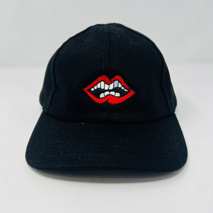 Chrome Hearts Matty Boy Chomper Leather Strapback Hat Black