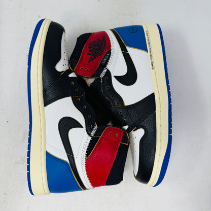 Jordan 1 Retro High OG SP Fragment x Union LA Varsity Red Sport Royal