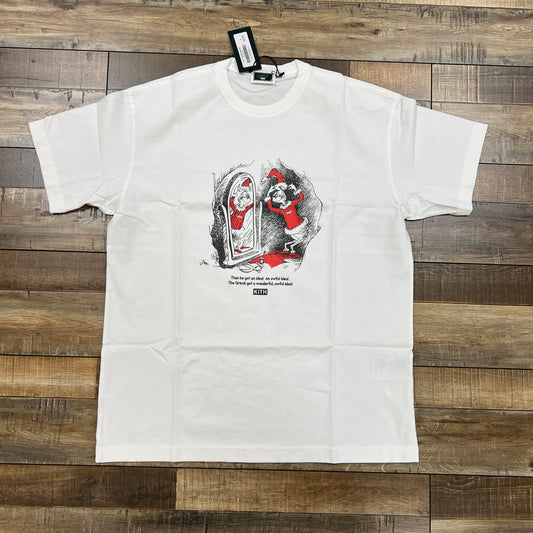 Kith x Grinch Santa Vintage Tee White