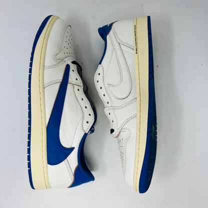 Jordan 1 Retro Low OG SP Fragment x Travis Scott Sail Military Blue