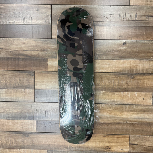 Supreme Camo Logo Skateboard Deck Woodland Camo