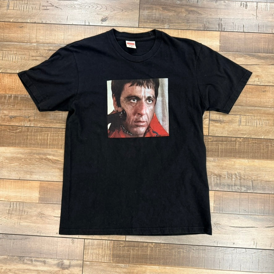 Supreme Scarface Shower Tee Black – Holy Ground
