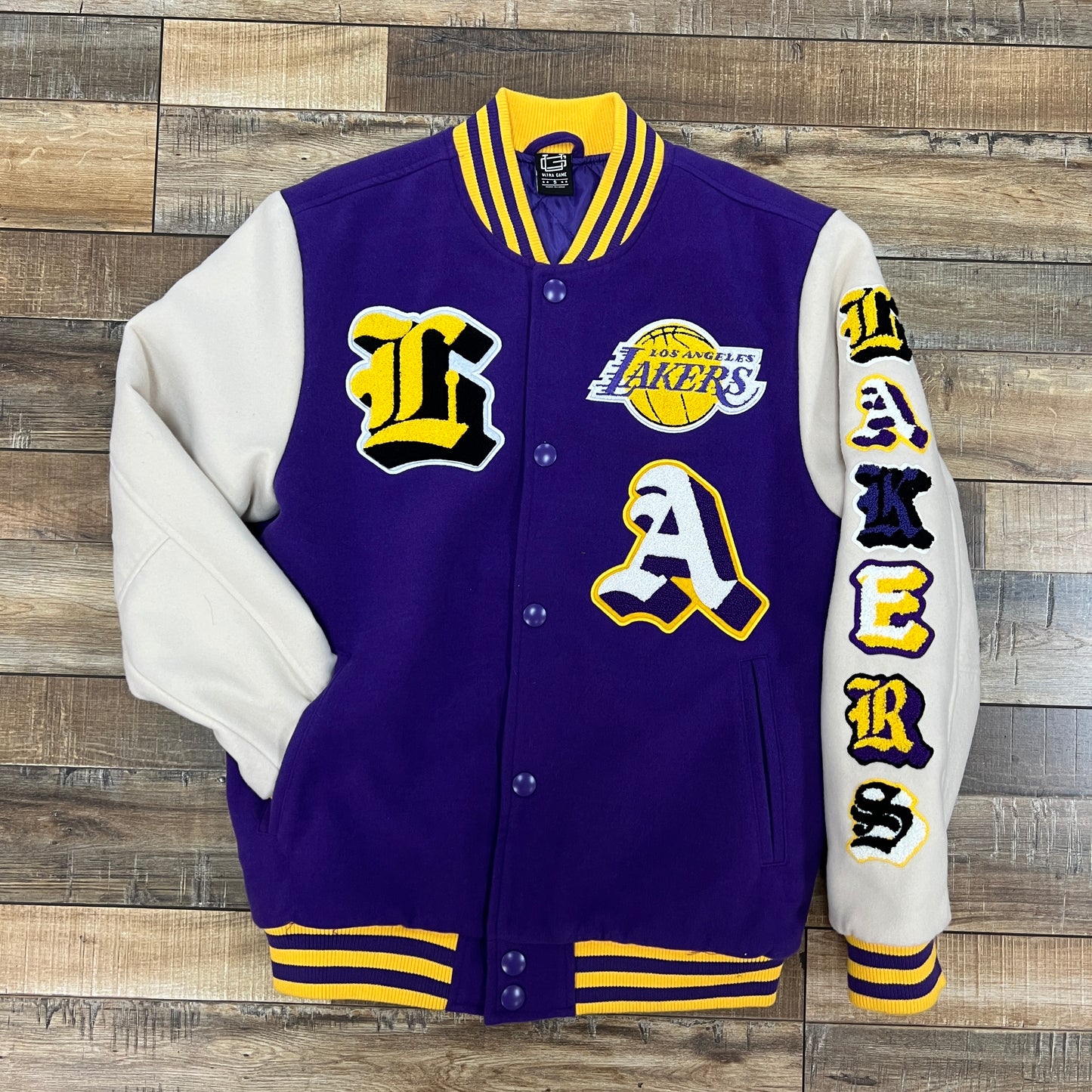 Los Angeles Lakers NBA Basketball Varsity Letterman Jacket