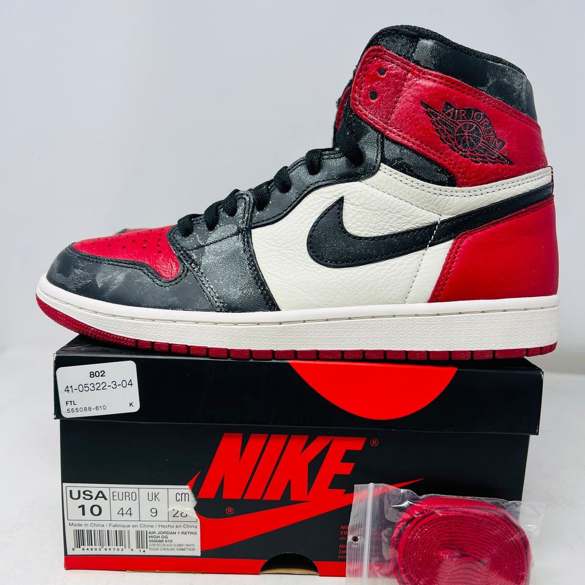 Jordan 1 Retro High Bred Toe