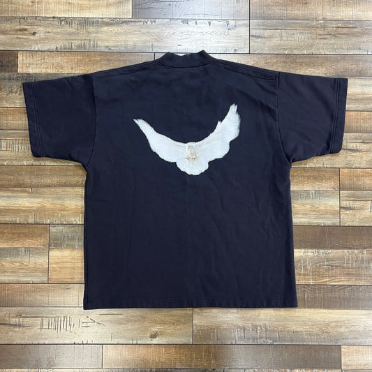 Yeezy Gap Balenciaga Dove Tee Oversized Shirt Washed Black