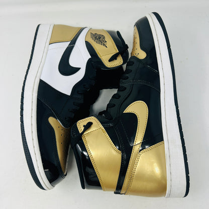 Jordan 1 Retro High NRG Patent Gold Toe