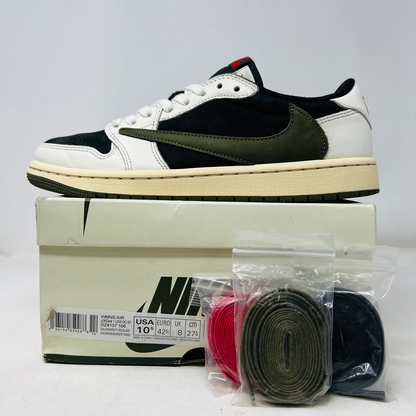 Jordan 1 Retro Low OG SP Travis Scott Olive (Women's)