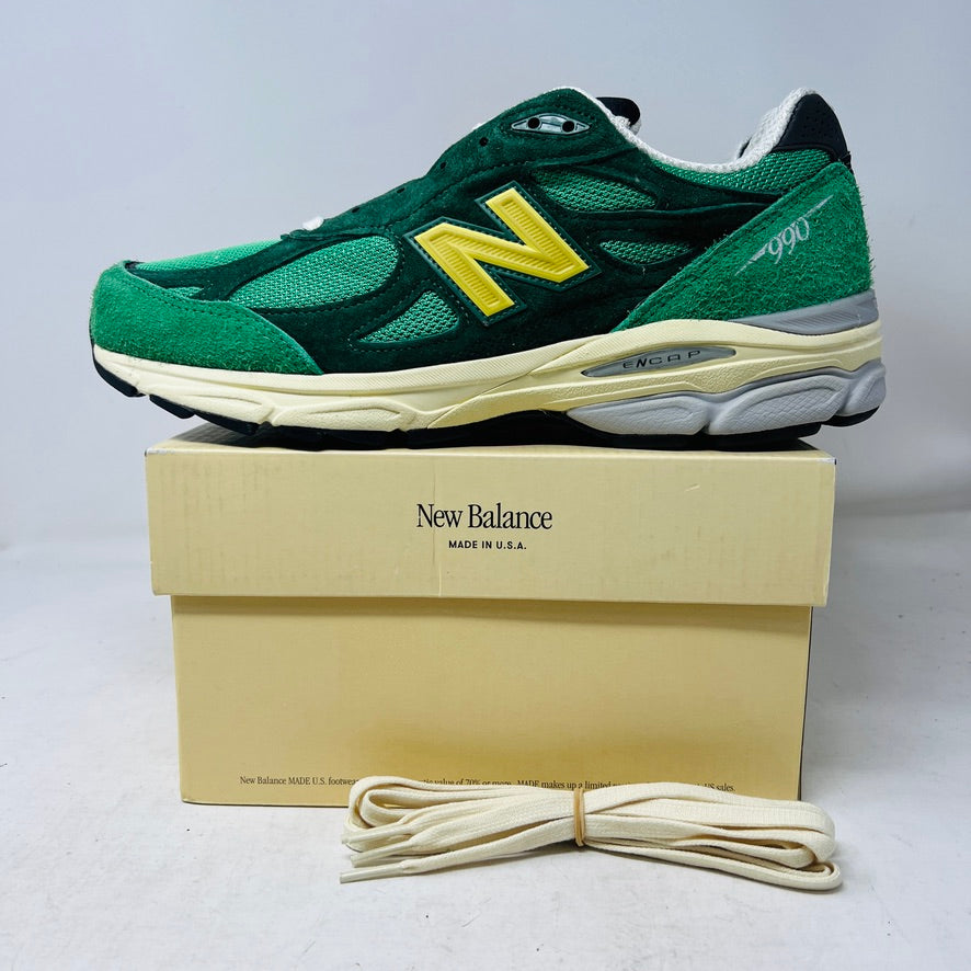 New Balance 990v3 MiUSA Varsity Green Gold