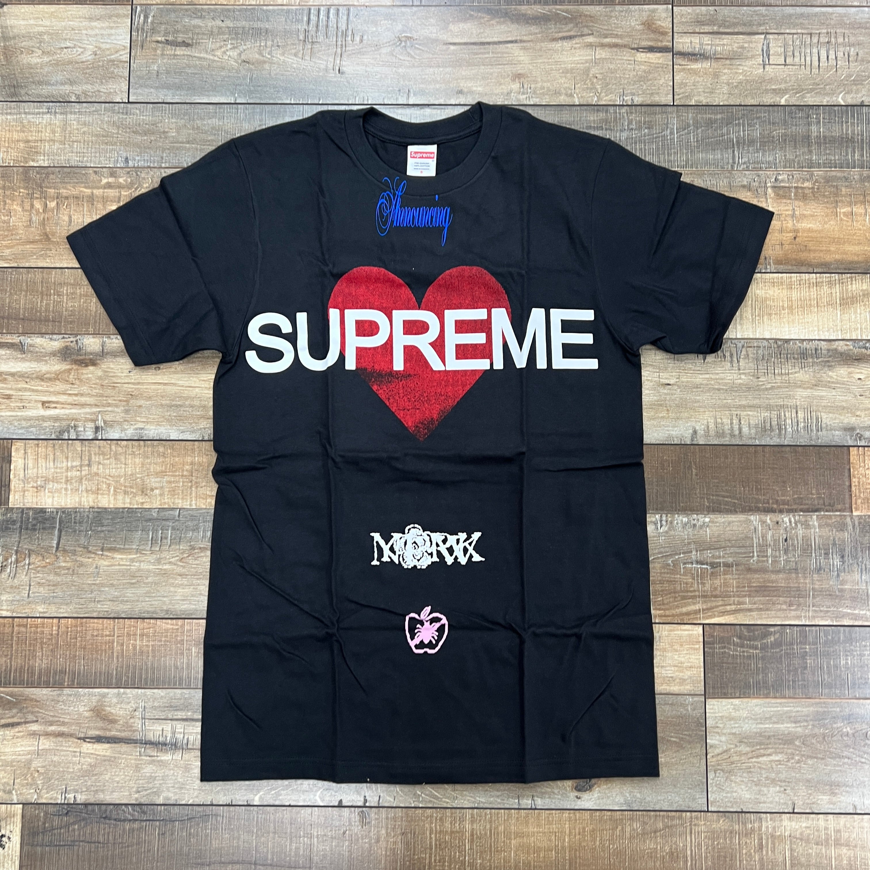 【Supreme】 Announcing T-Shirt Black - 25SS Supreme Announcing Tee Black – Holy Ground