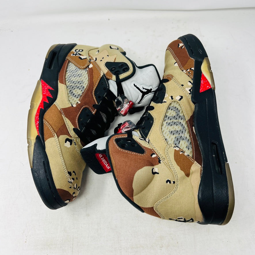 Jordan 5 Retro Supreme Desert Camo