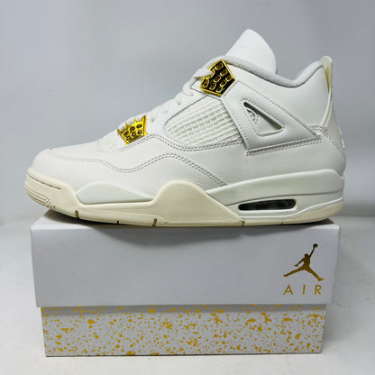 Jordan 4 Retro Metallic Gold (Women's)