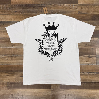 Stussy Crown Wreath Tee 'White'