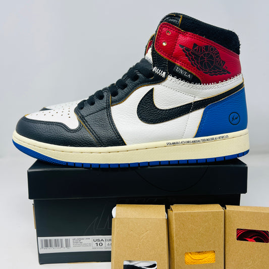 Jordan 1 Retro High OG SP Fragment x Union LA Varsity Red Sport Royal