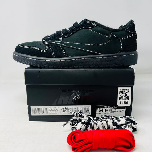 Jordan 1 Retro Low OG SP Travis Scott Black Phantom
