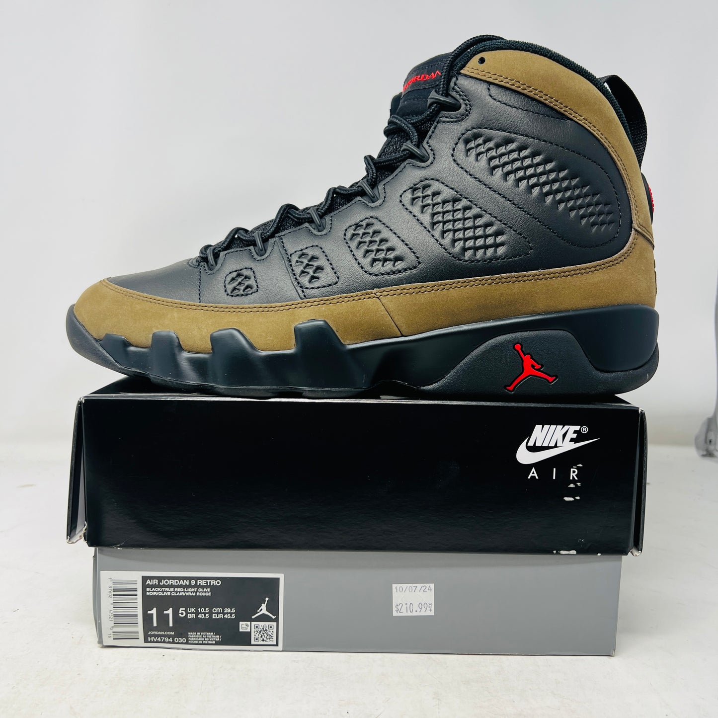 Jordan 9 Retro Olive (2024)