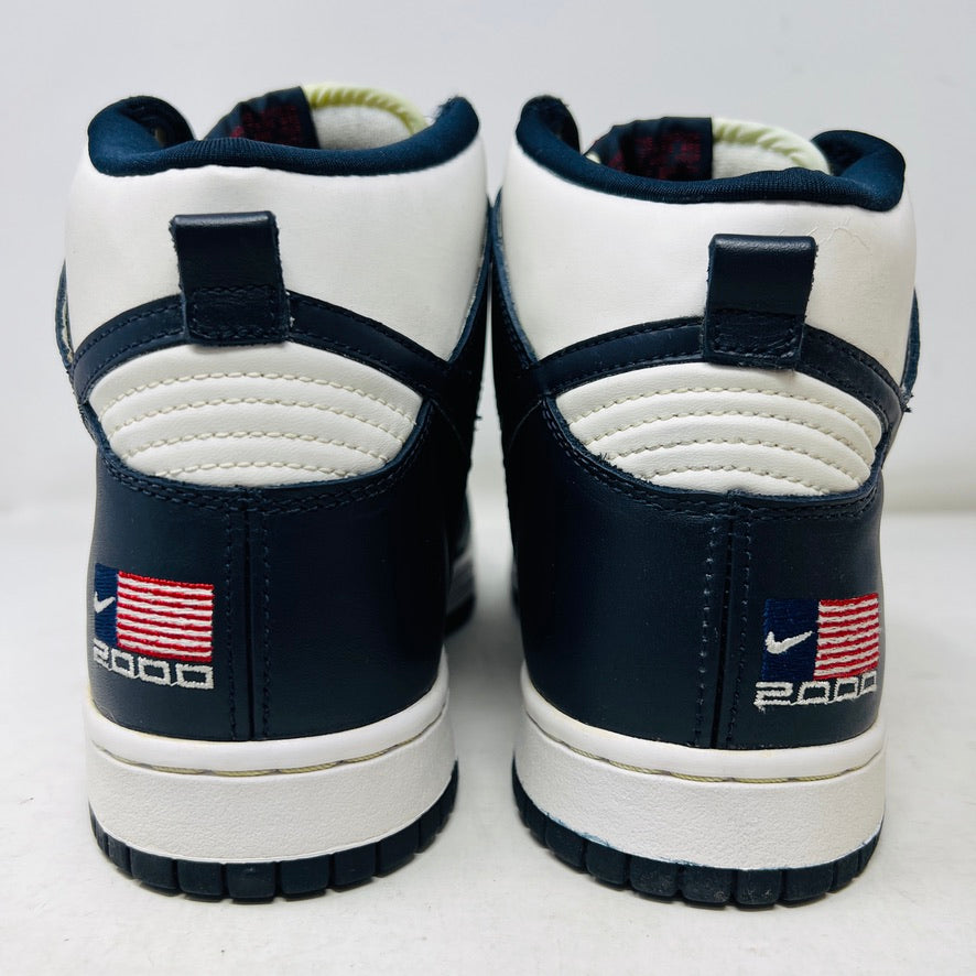 Nike Dunk High LE White/Obsidian-V Red “USA 2000”