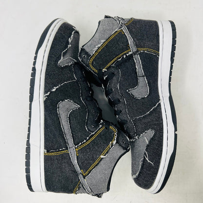 Nike Dunk High Black Denim